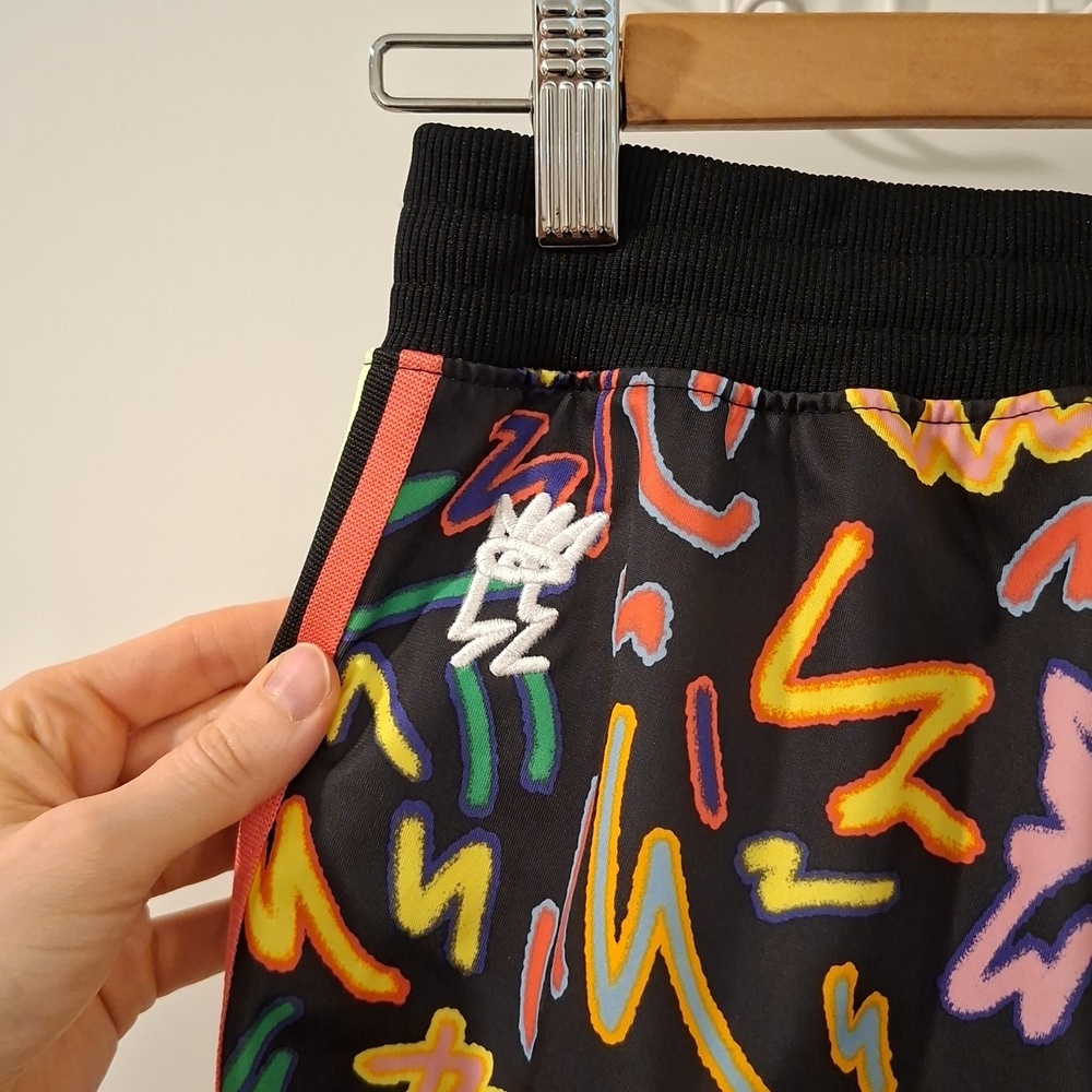 Adidas x Kris Andrew Small Black "Love Unites" Superstar Track Pants (Size XS) - Picture 7 of 10